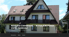 Desktop Screenshot of chyc-zakopane.pl