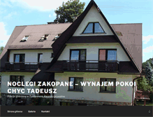 Tablet Screenshot of chyc-zakopane.pl